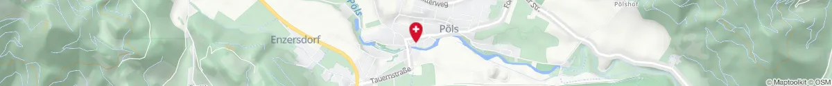 Kartendarstellung des Standorts für Pölstal Apotheke in 8761 Pöls